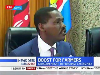 Good news for farmers as Gov't orders KCC to pay farmers Sh33 per litre