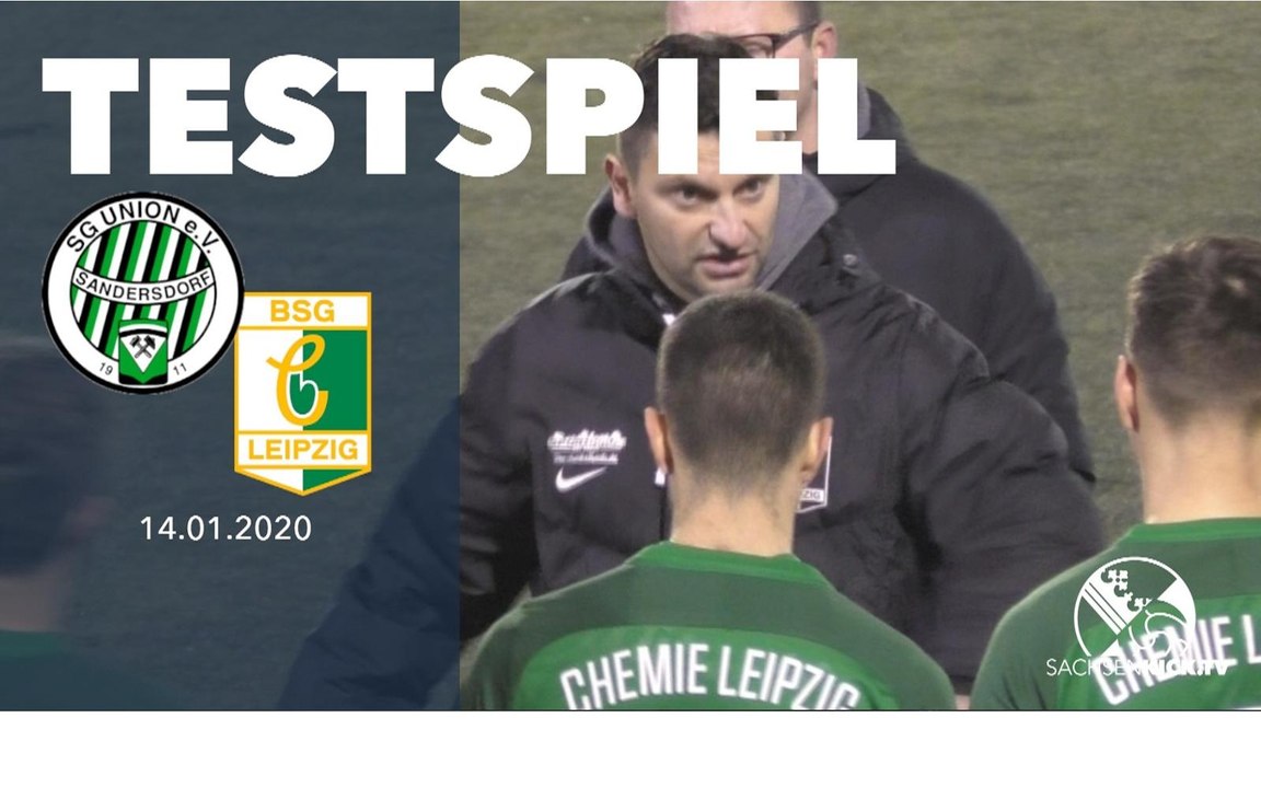 Pfostenglück bewahrt Chemie vor Niederlage | SG Union Sandersdorf - BSG Chemie Leipzig (Testspiel)