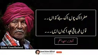 Poetry Bullah Nahi Tay Nachda Q Ain by Saeed Aslam - Punjabi Shayari Whatsapp Status 2020
