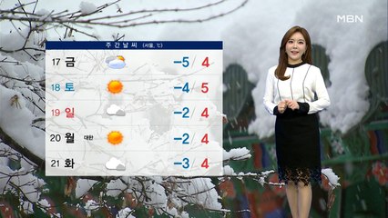내일 겨울 추위 이어져…동해안 대기 건조