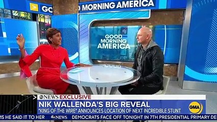 Le « King of the Wire », Nik Wallenda marchera au sur un fil de fer au-dessus du volcan actif au Nicaragua ce 4 mars.