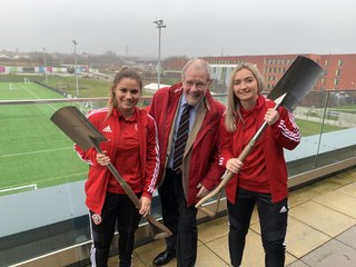 Breaking ground on new £5m community stadium at Sheffield's Olympic Legacy Park