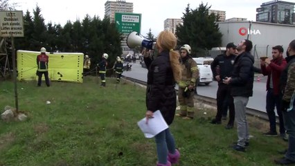 İntihar etmek isteyen şahsı gören ünlü sunucular olay yerine koştu