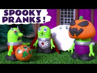 Download Video: Funny Funlings Spooky Pranks Halloween with Ghost Funling and Marvel & DC Comics Superheroes in this Family Friendly Toy Story Full Episode English