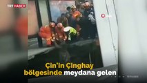 Çin'de otobüs, çöken yola düştü: 6 ölü