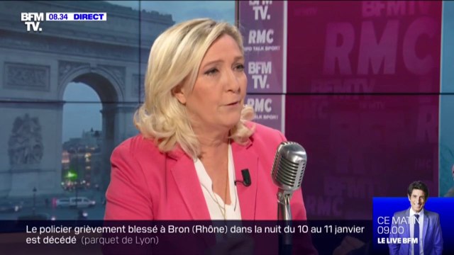 Le Pen demande que la contestation continue contre la réforme des retraites