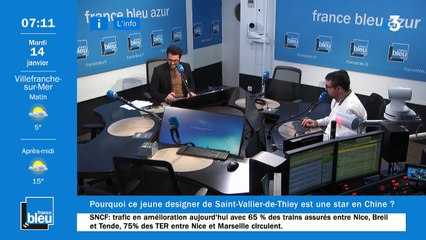 La matinale de France Bleu Azur du 14/01/2020