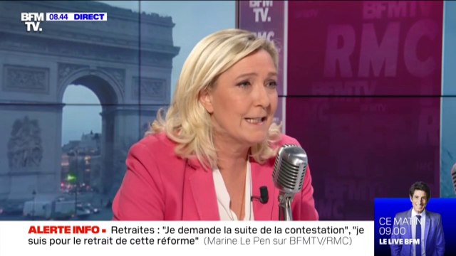 Marine Le Pen: Winston Churchill a dit 'on lutte contre le nazisme' (...), il faut lutter contre le fondamentalisme islamiste !