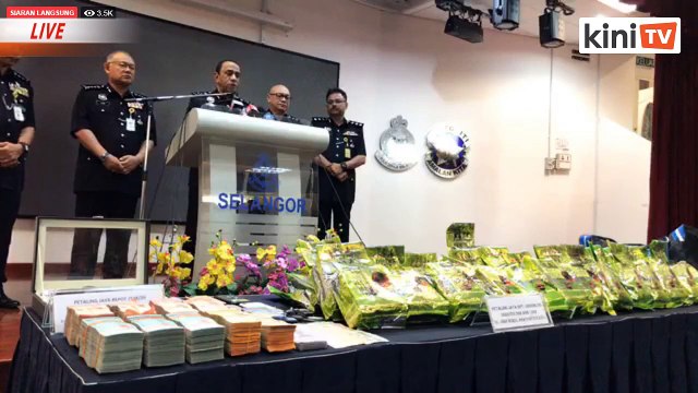 LIVE: Sidang Media polis Selangor berkaitan serbuan dadah terbaru