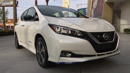 2019 Nissan LEAF e+ Walkaround at CES in Las Vegas