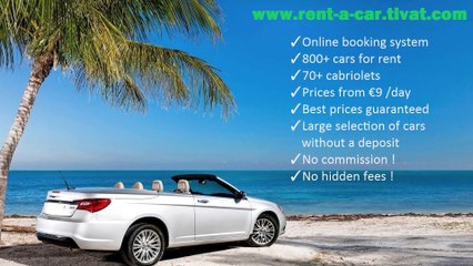 Cheapest Car Hire Tivat, Montenegro (Airport and City) from €9 per day - How to Book Tutorial