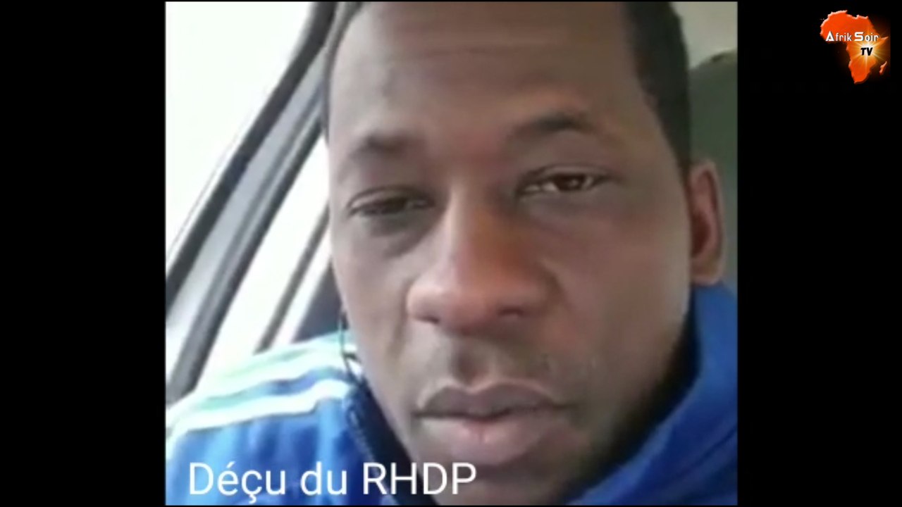 Un militant du RHDP à Mabri : "Votre attitude est une insulte à l'intelligence des Ivoiriens"
