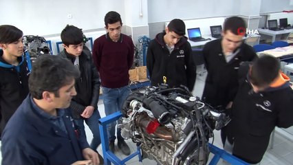 Yerli otomobilin teknikerleri Sivas’ta yetişiyor