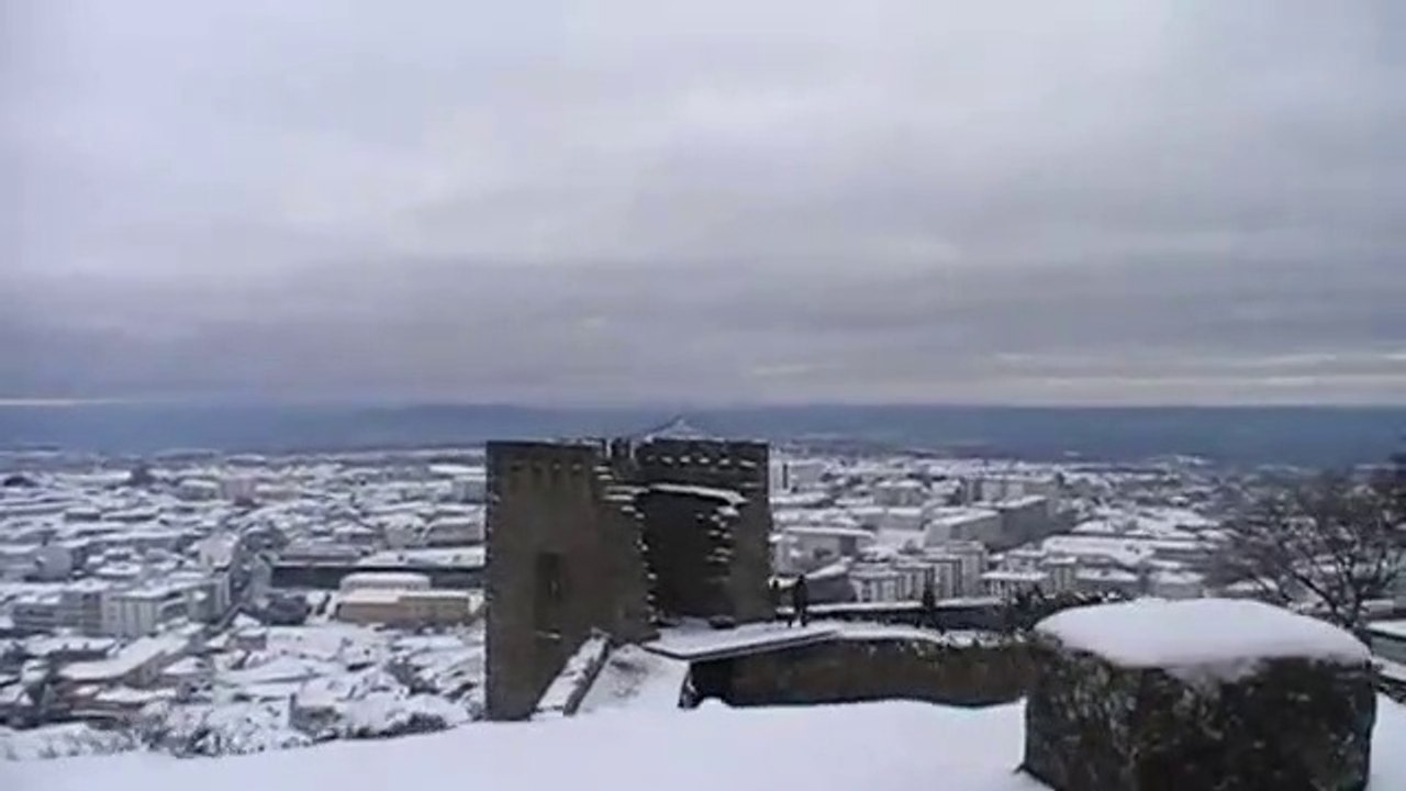 Forte nevão em Castelo Branco 11/01/2010