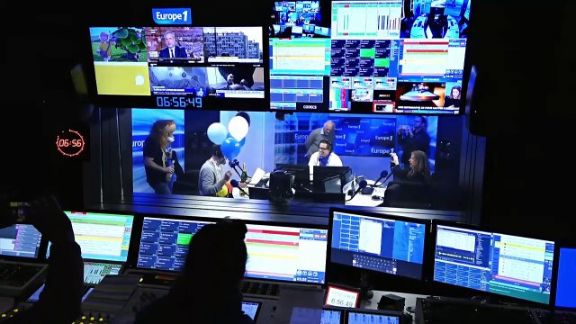 VIDÉO - Quand Matthieu Noël se lâche pour fêter les bonnes audiences d'Europe 1 en direct !