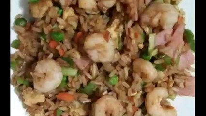 Arroz chaufa  peruano