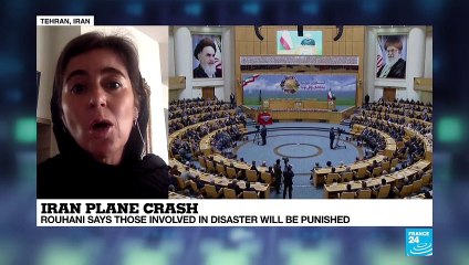 Rouhani: Those responsible for Iran plane crash will be punished