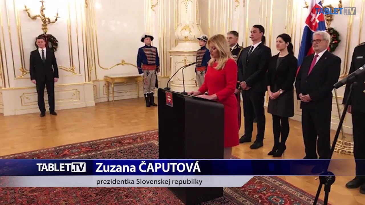ZÁZNAM: Príhovor prezidentky Z. Čaputovej