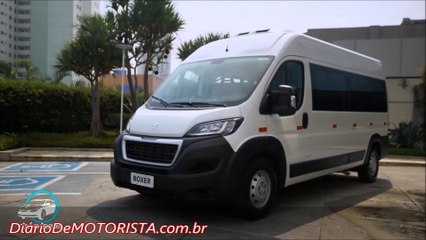 Apresentação Peugeot Boxer Minibus 2020 - Exterior e Interior