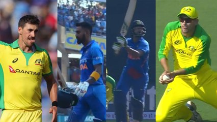 Ind vs Aus 1st Odi | Pat commins bowld well and got 2 wickets | Oneindia Kannada
