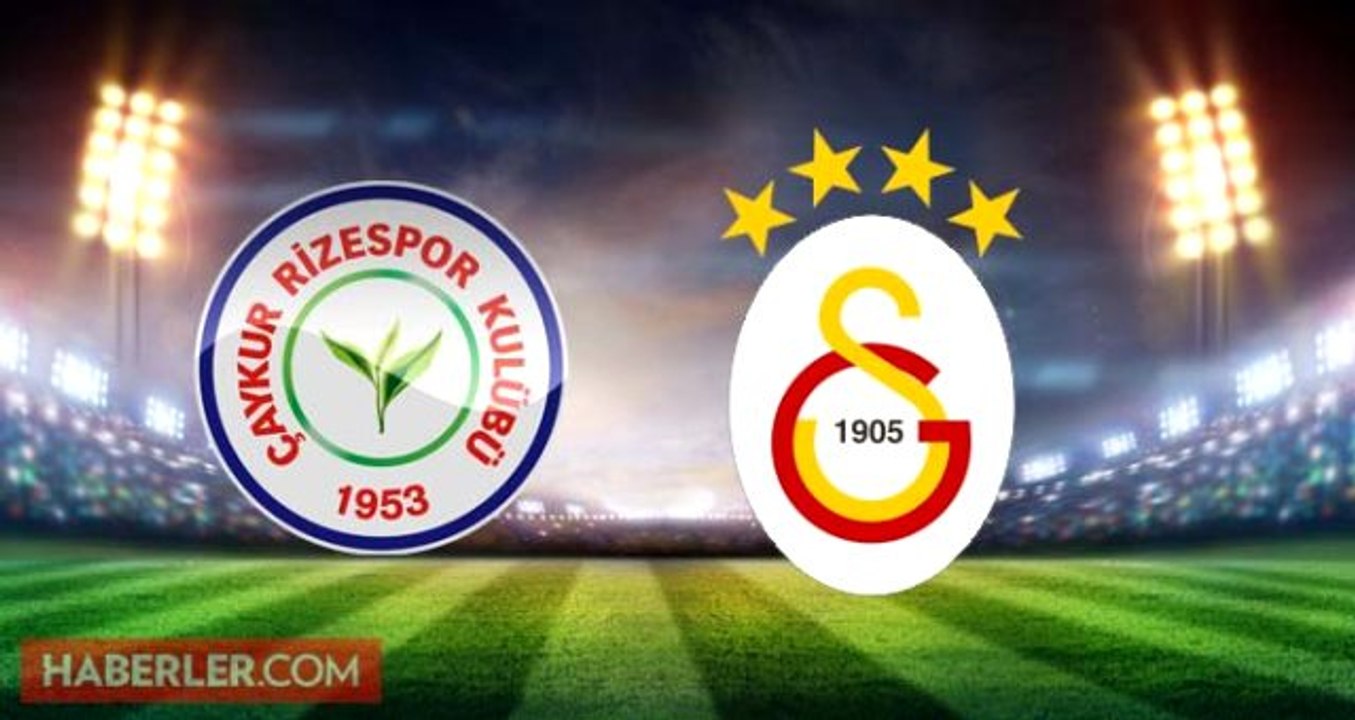 Çaykur Rizespor Galatasaray maçı ne zaman, saat kaçta, nerede? Ziraat Türkiye Kupası Rizespor Galatasaray hangi kanalda? Galatasaray maçı şifresiz mi?