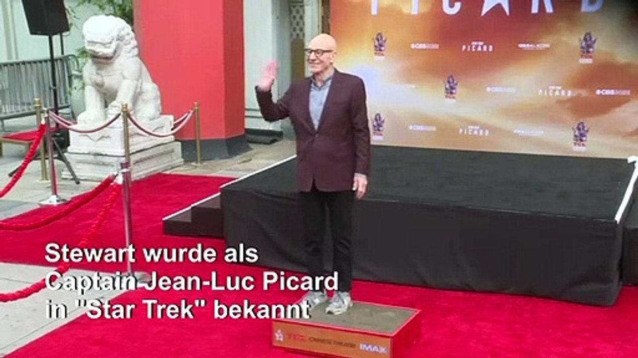 Hollywood ehrt Patrick Stewart alias Captain Picard