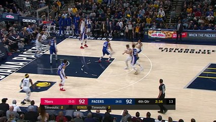 Télécharger la video: Pacers consign Sixers to back-to-back defeats