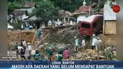 Bantuan Korban Banjir Lebak Dikirim Lewat Jalur Udara