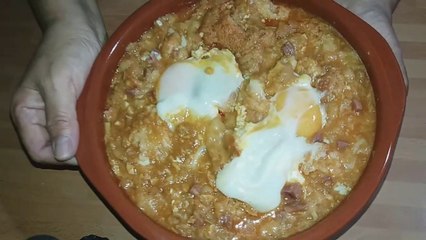 Sopa castellana o sopa de ajos