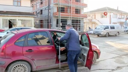 71 yaşındaki engelli vatandaştan kendisini sırtına alıp yolun karşısına geçiren jandarma personeline teşekkür