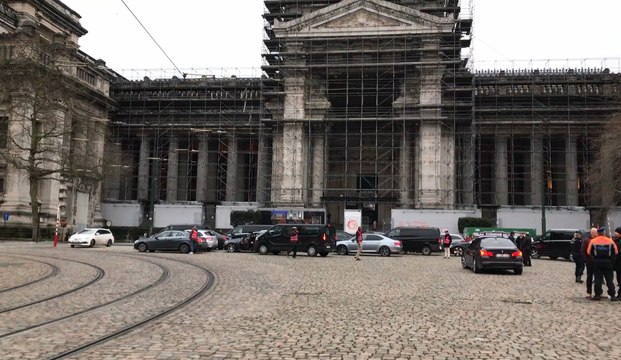 Des dizaines de chauffeurs LVC manifestent à Bruxelles