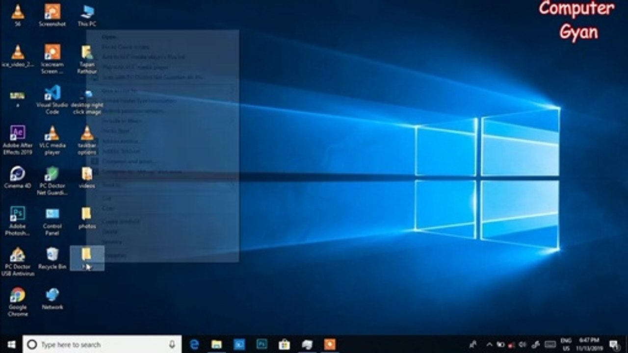 Folder (Chapter -7) | Window 10  |create | Rename | Delete | Copy & Move in Hindi