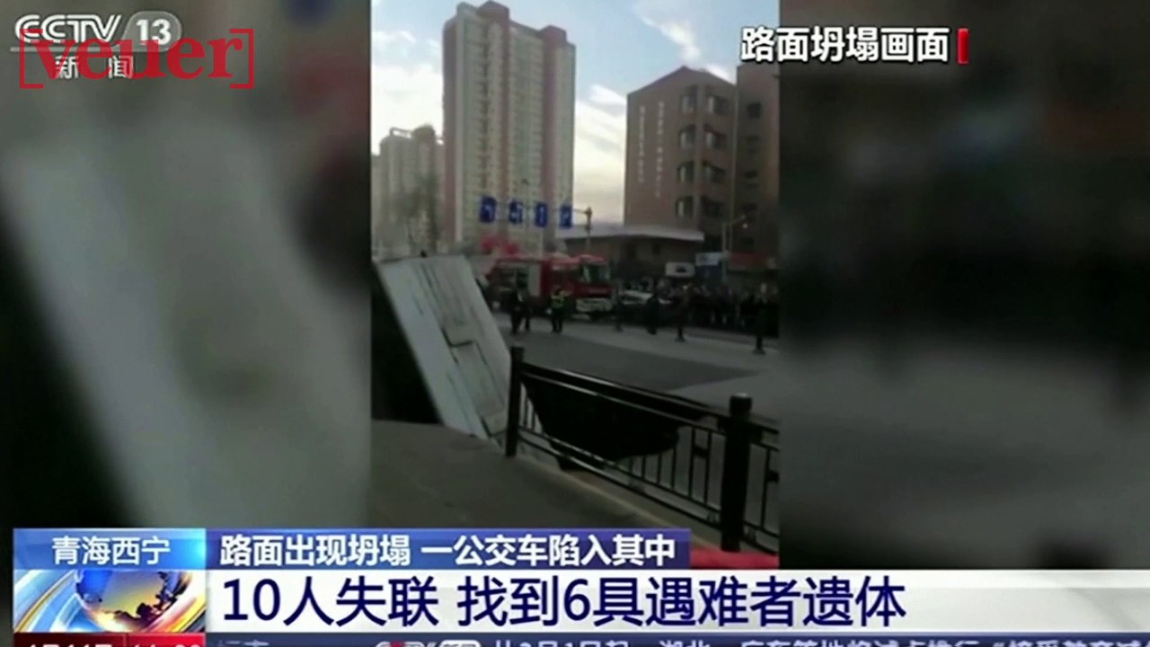 Deadly Sinkhole Swallows Bus Killing 6 People in China