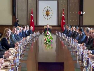 Cumhurbaşkanı Erdoğan Kulüpler Birliği Başkanı Sepil'i kabul etti