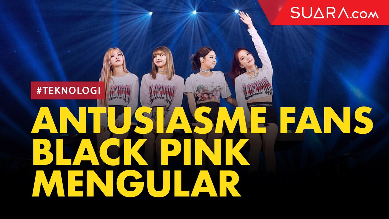 Antusiasme Fans Black Pink Mengular di Tennis Indoor
