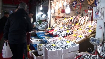 Deniz Suyu Sıcaklığı Düştü; Balık Tezgahları Doldu,Taştı