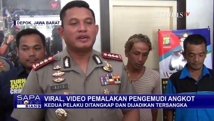 Viral Video Angkot Dipalak di Depok, 2 Tersangka Dibekuk