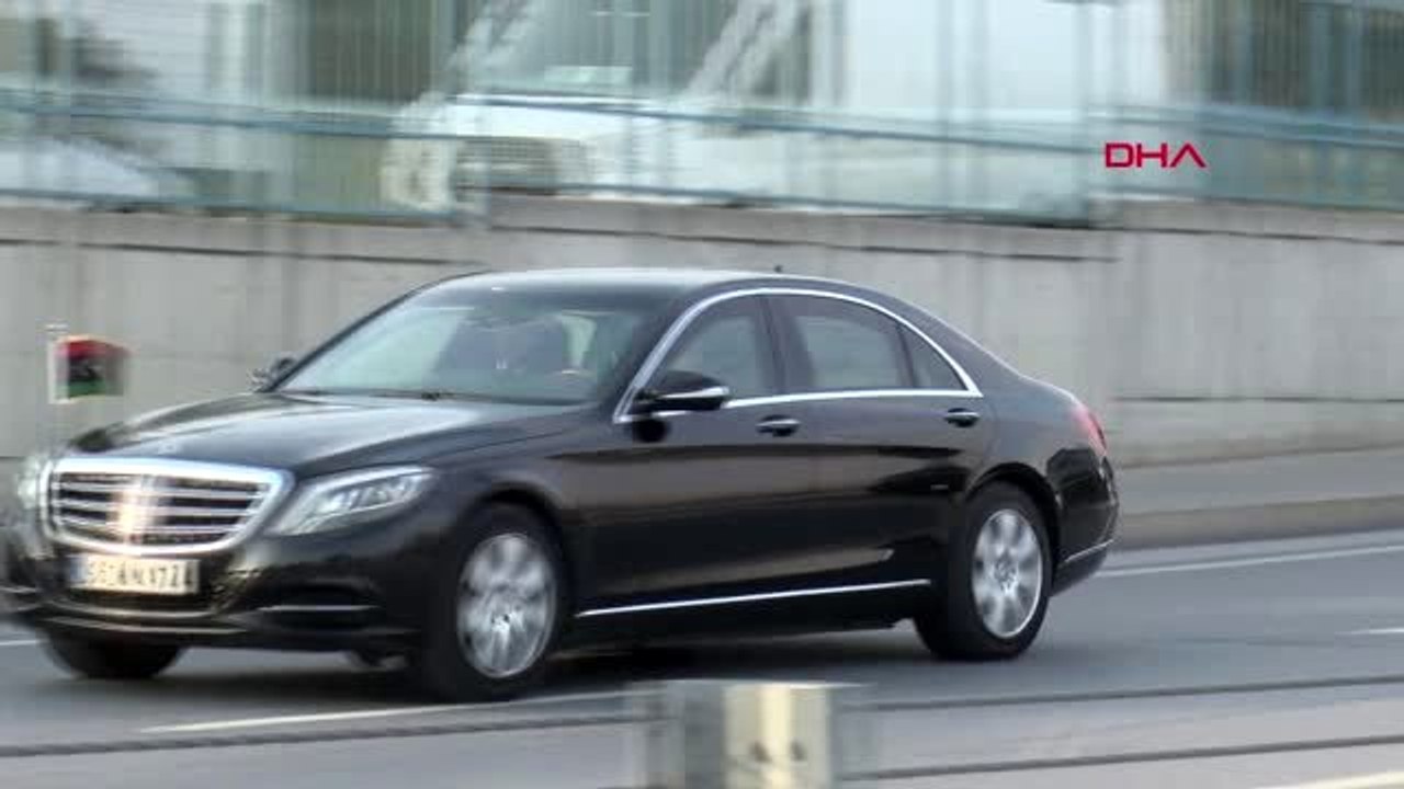 Libya başbakanı sarrac atatürk havalimanı devlet konukevi'ne geldi