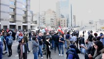 Lübnanlı protestocular 