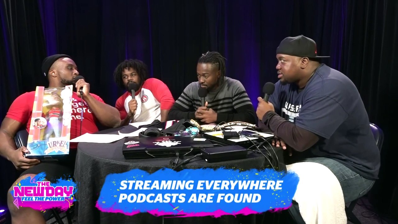 Big E’s  roommate ripped off a car handle with his hands The New Day Feel the Power, Jan. 13, 2020