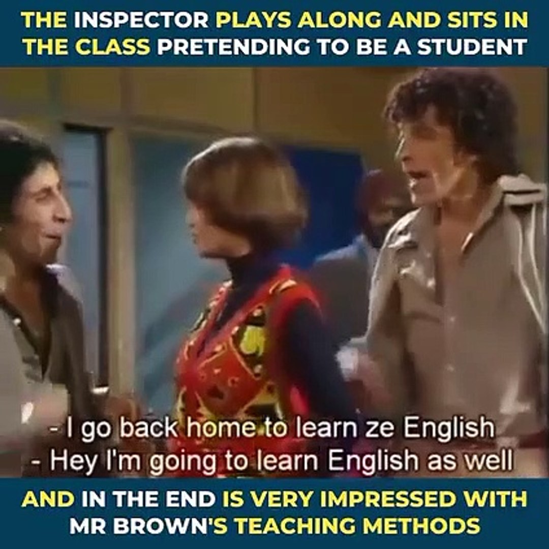 ⁣Funniest English class ever :  the inspector for inspection is playing the role of student  The_insp