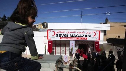 Türk Kızılay'dan Tel Abyad'a "Sevgi Mağazası" - TEL