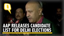 Delhi Elections: AAP Names Candidates For All 70 Seats, Sisodia Addresses Media