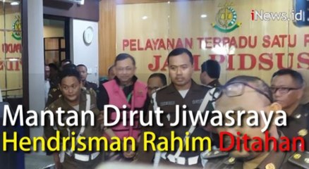 Video Mantan Dirut Jiwasraya Hendrisman Rahim Ditahan usai Ditetapkan Tersangka