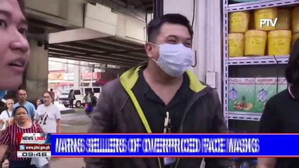 DTI warns sellers of overpriced face masks