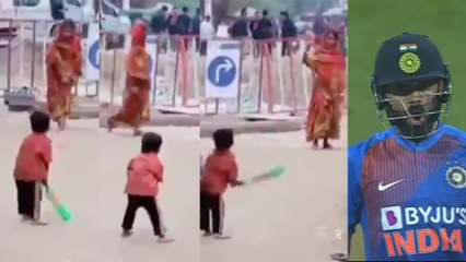 Adorable Video of Mother and Child Playing Gully Cricket | Oneindia Kannada