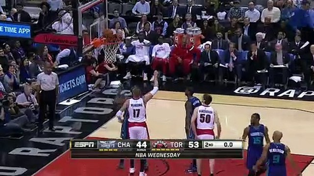 Charlotte Hornets 87-92 Toronto Raptors