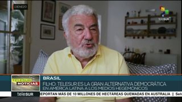 Filho: teleSUR es la gran alternativa en AL a los medios hegemónicos