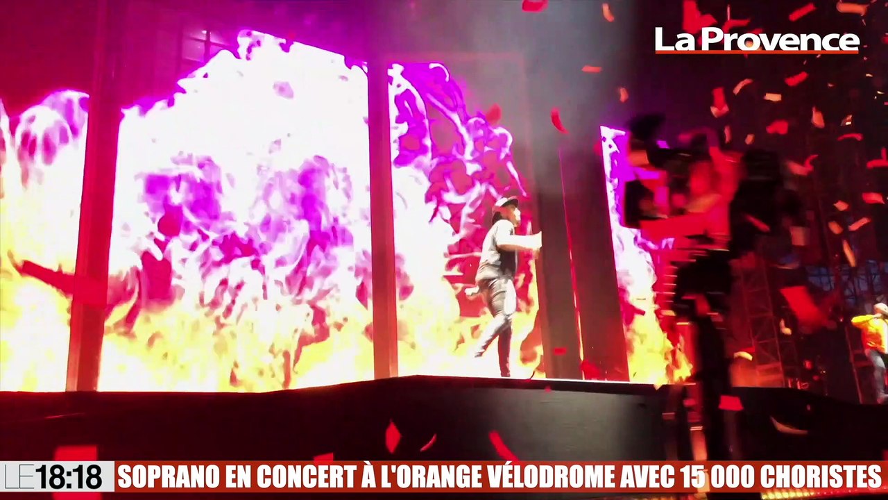 Le 18:18 : Soprano livre les premiers éléments sur son prochain spectacle à l’Orange Vélodrome avec 15 000 choristes