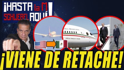 EL INÚTIL Y CARO AVIÓN PRESIDENCIAL regresa a casa QUE LO PAGUEN CALDERÓN Y EPN